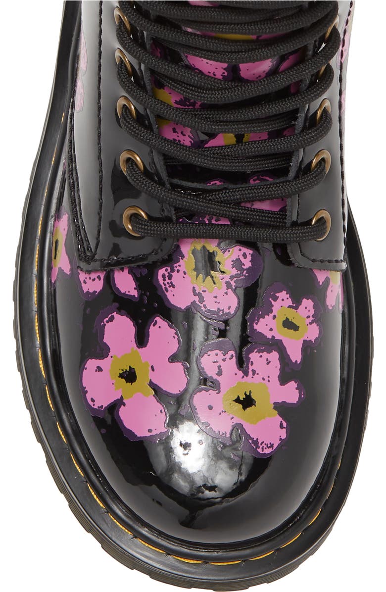 Dr. Martens Kids' 1460 Floral Lace-Up Boot, Alternate, color,