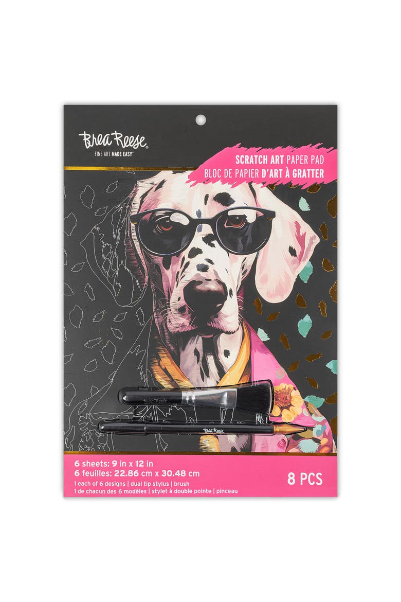 Scratch Art Paper Pad, Pet Fashion, Main, color, Multicolored