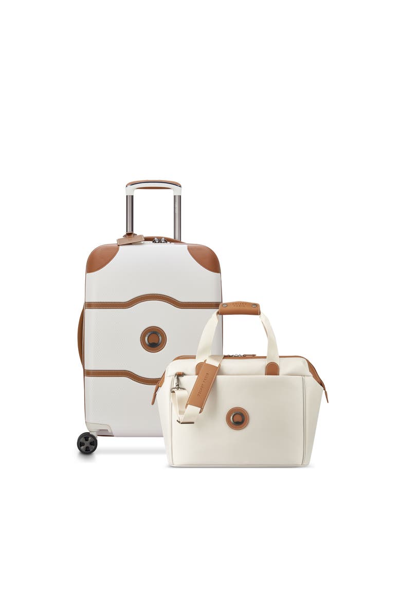 Chatelet Air 2.0 2 Piece Set Weekender Duffle & 21" Carry On Spinner Luggage, Main, color, Angora