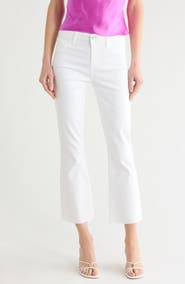 L'AGENCE Kendra Coated High Waist Crop Flare Jeans