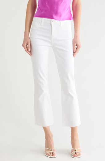 L'AGENCE Kendra Coated High Waist Crop Flare Jeans