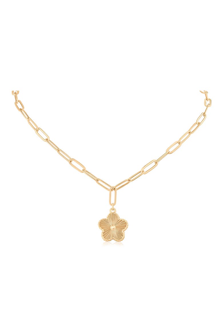 Clover Pendant Necklace (Nordstrom Exclusive), Main, color, GOLD