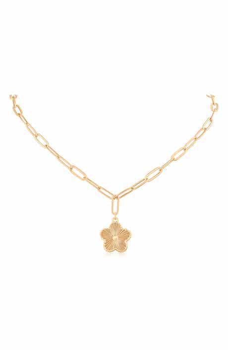 JARDIN Clover Pendant Necklace