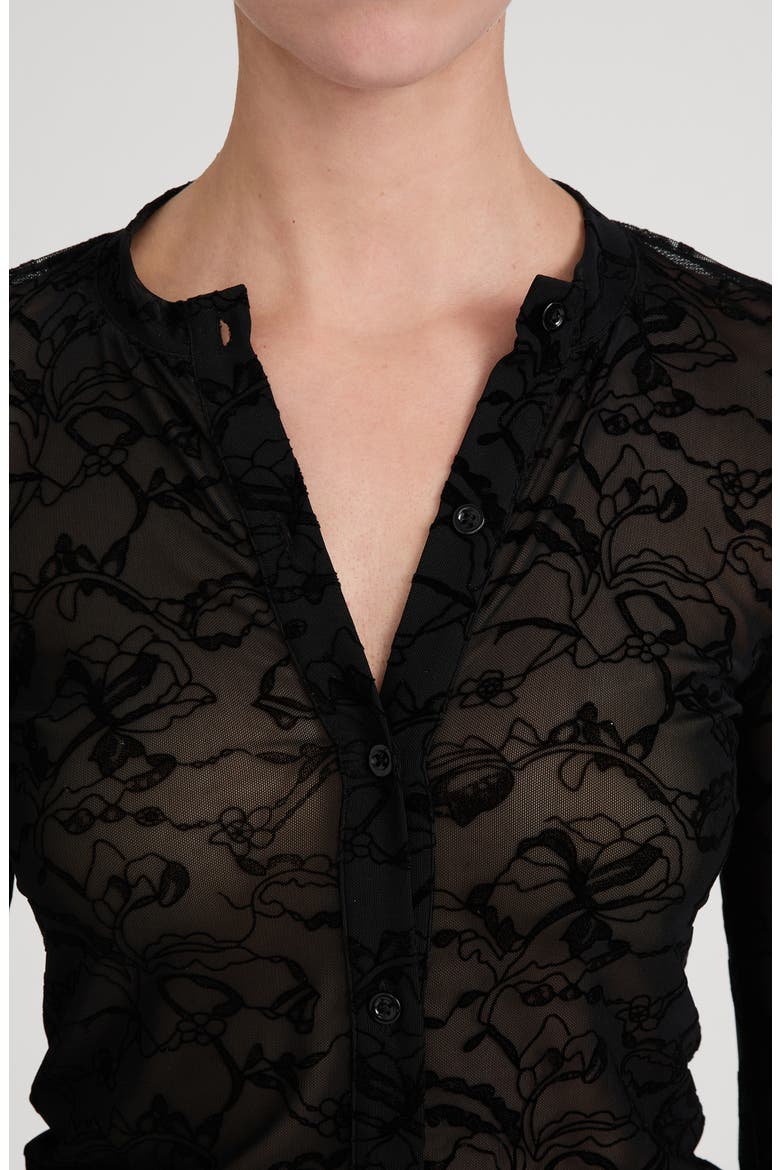 The Lace Burnout Top, Alternate, color, BLACK