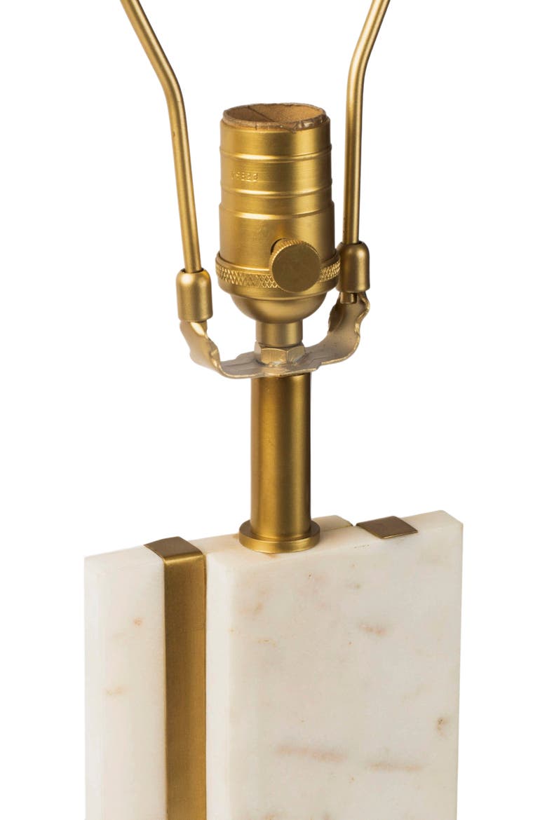 Sculpta Marble Lamp Stand, Alternate, color, White Beige