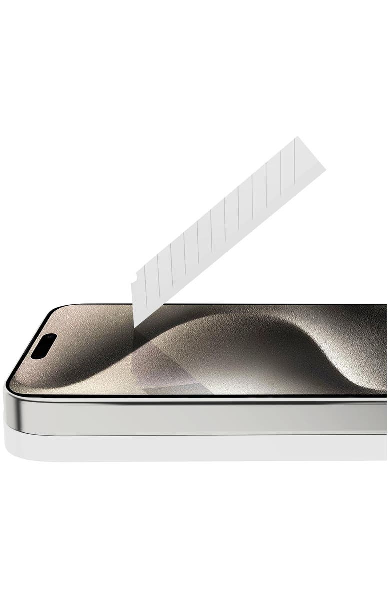 ITSkins Supreme Glass Screen Protector for Apple iPhone 16 Pro Max, Alternate, color, Clear