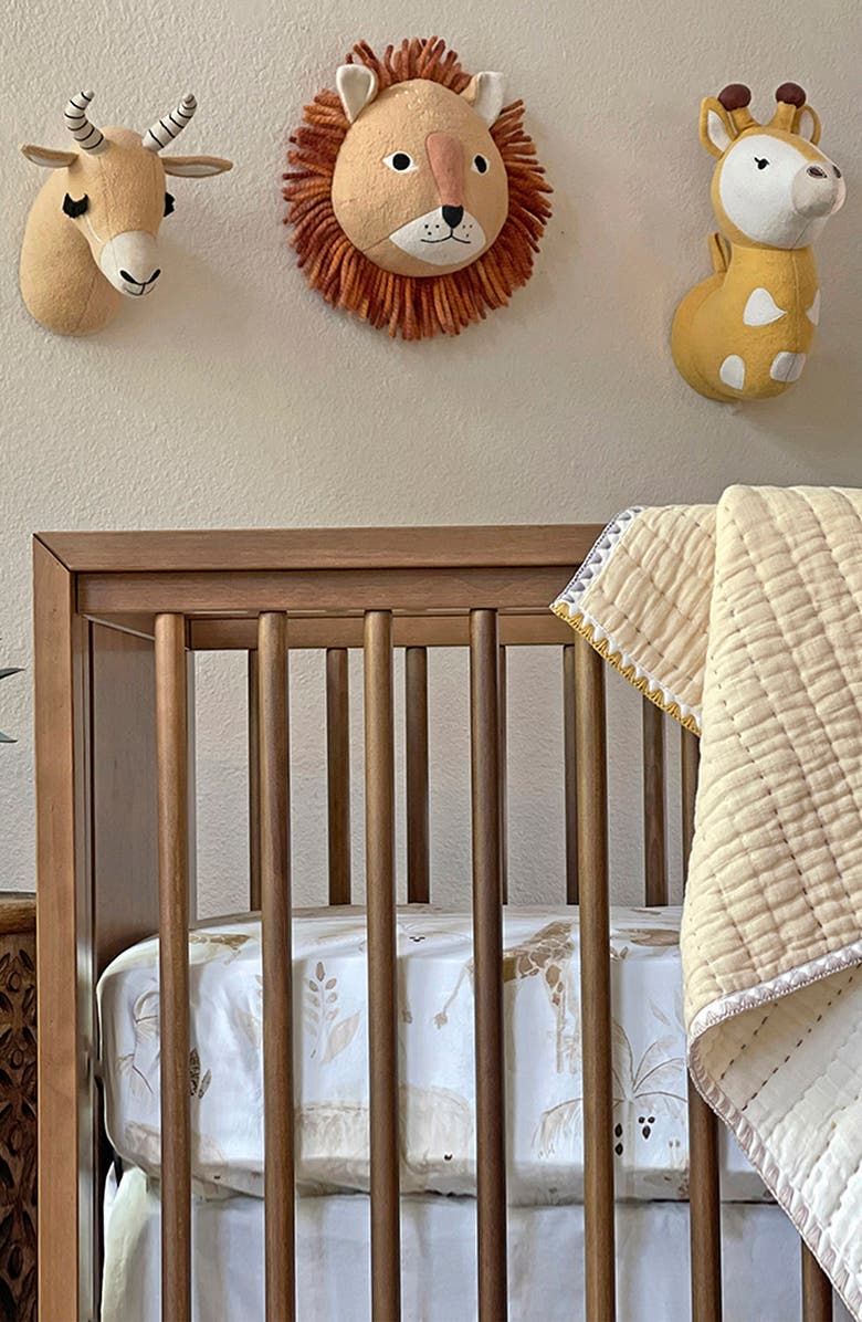 CRANE BABY Safari Animal Plush Head Wall Art, Alternate, color, Brown Antelope