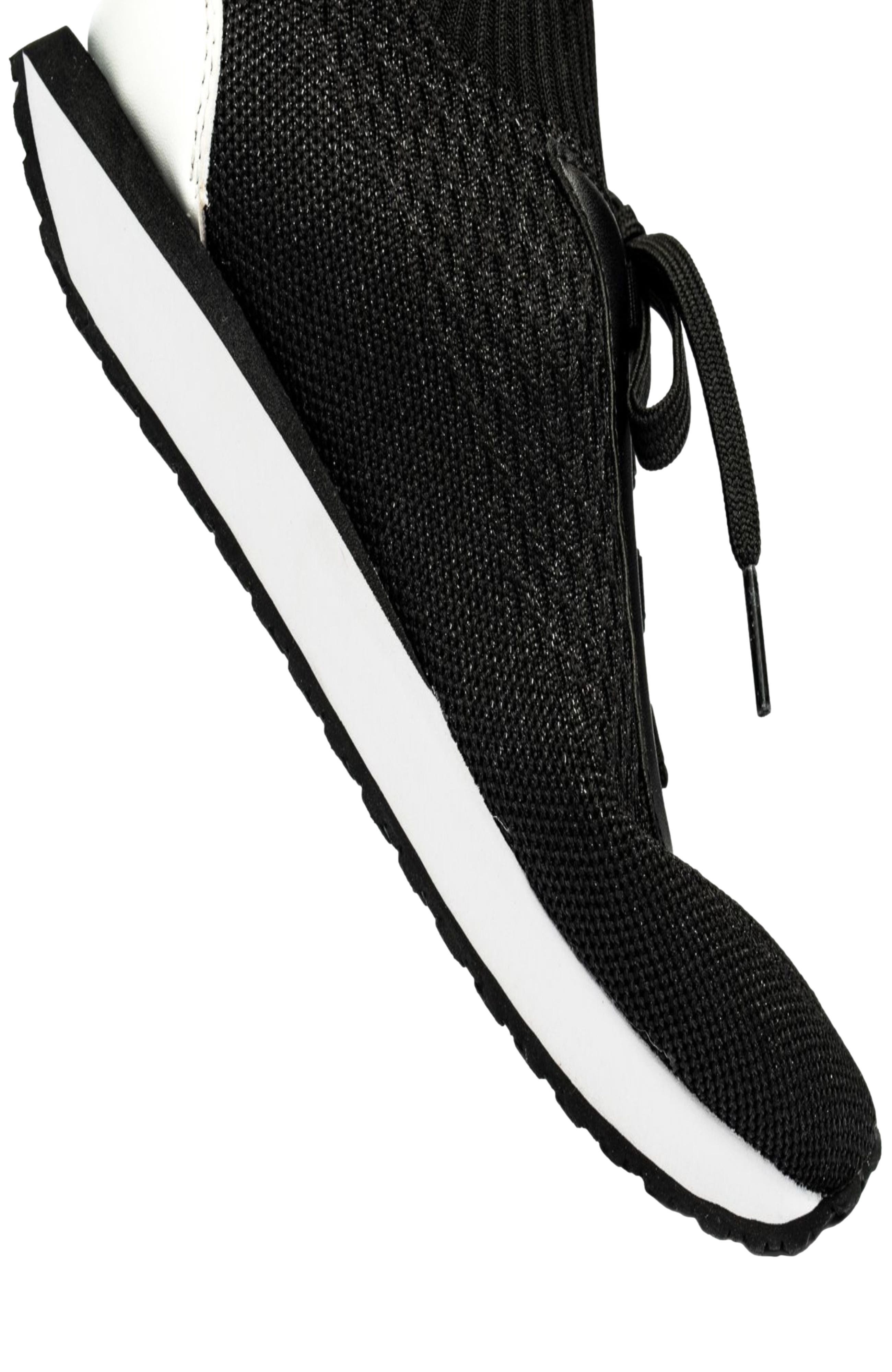Allegra James Josie knit Sneaker, Alternate, color, 