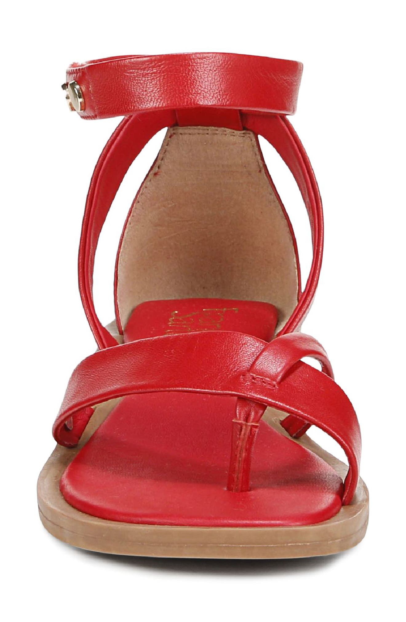 Franco Sarto Parker Sandal, Alternate, color, Red