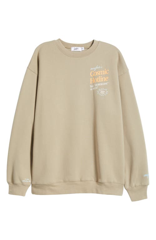 THE MAYFAIR GROUP THE MAYFAIR GROUP COSMIC HOTLINE CREWNECK SWEATSHIRT