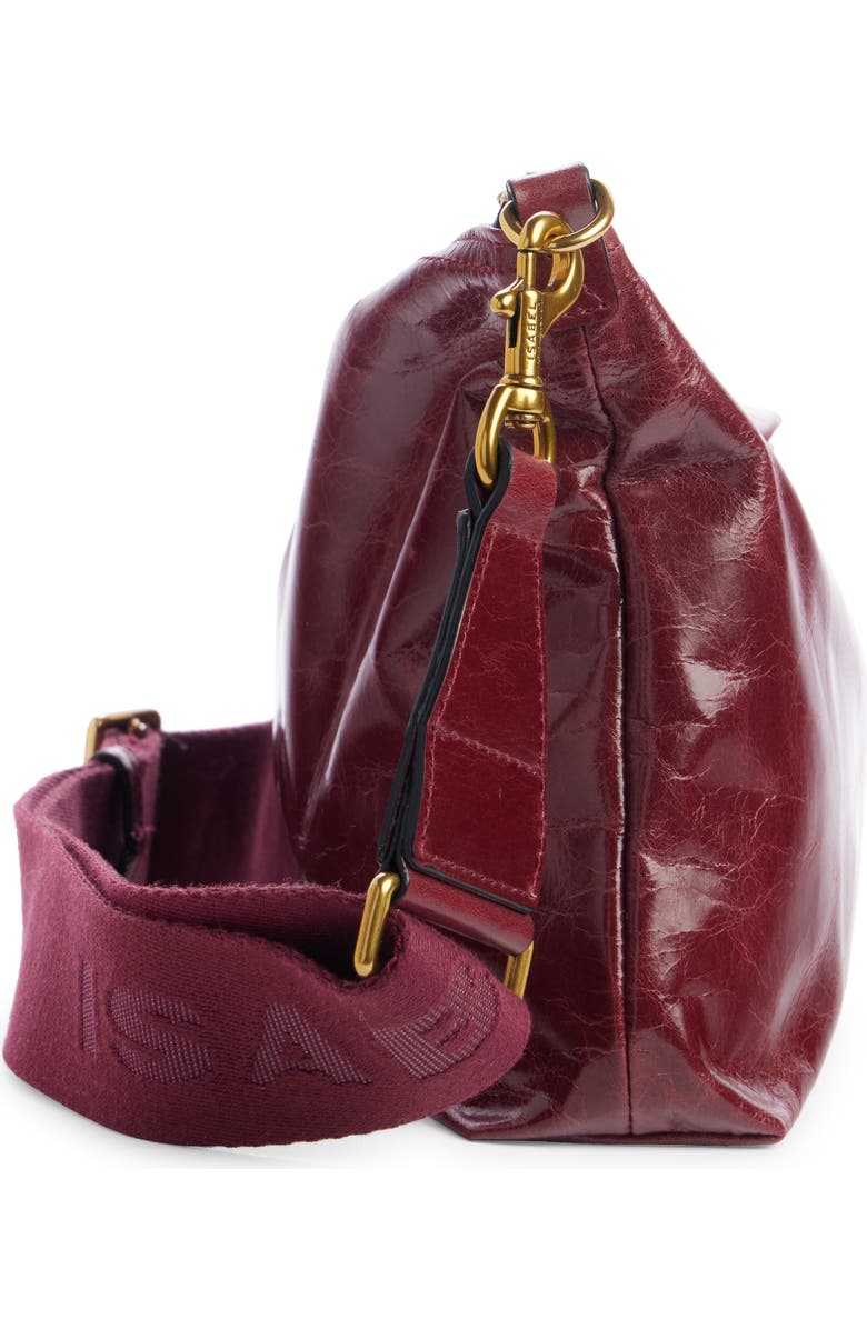 Isabel Marant Nessah Wardy Leather Crossbody Bag, Alternate, color,