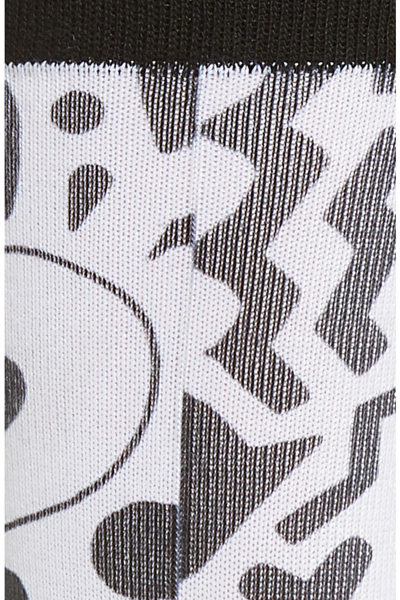 Looky Lou Crew Socks, Alternate, color, WHITE