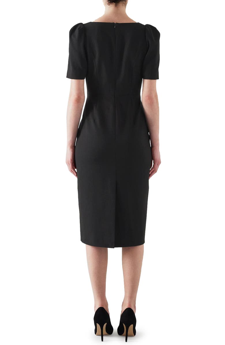 LK Bennett Folly Puff Sleeve Dress, Alternate, color,