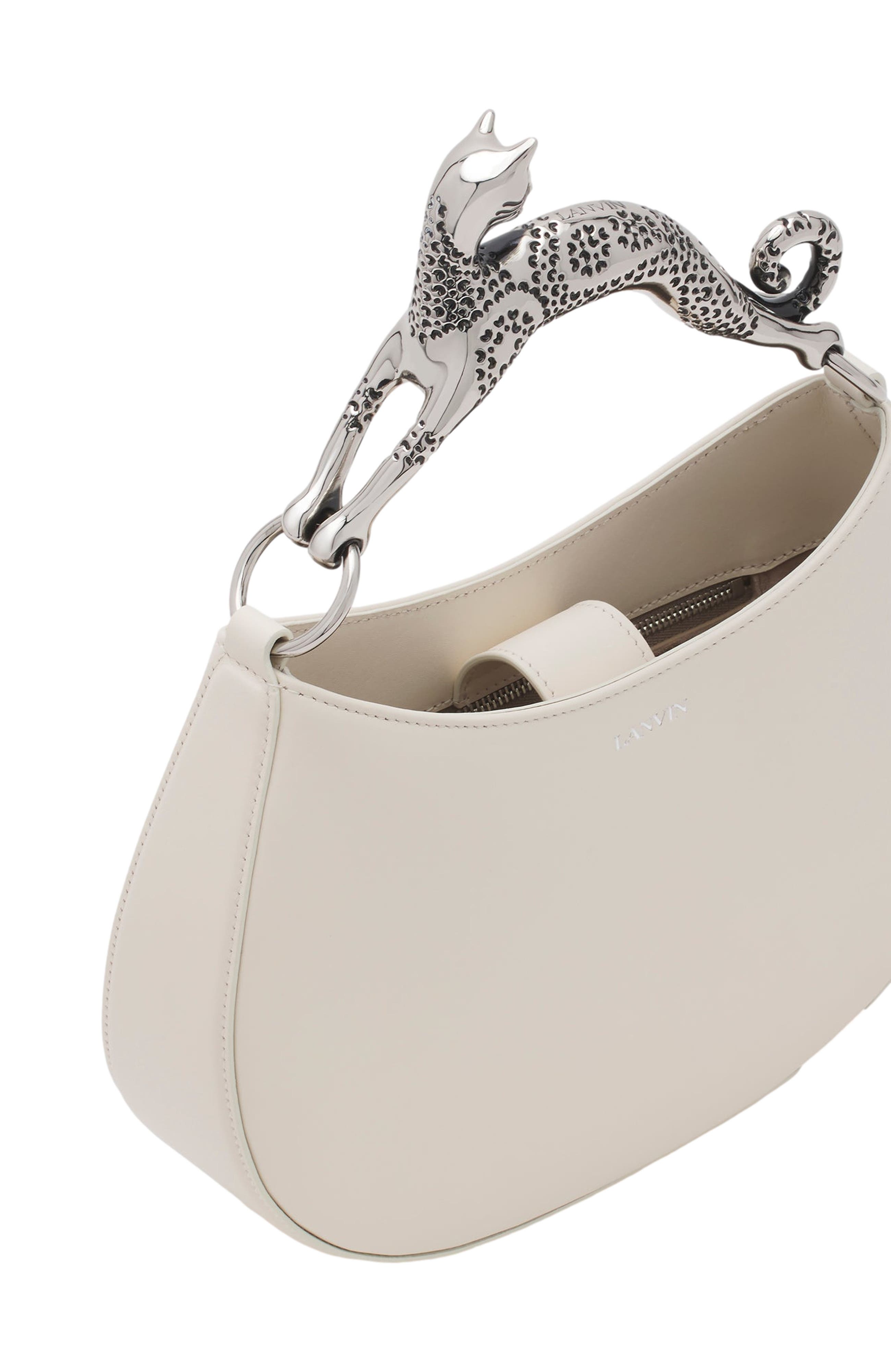 Lanvin HOBO CAT LEATHER BAG, Alternate, color, 