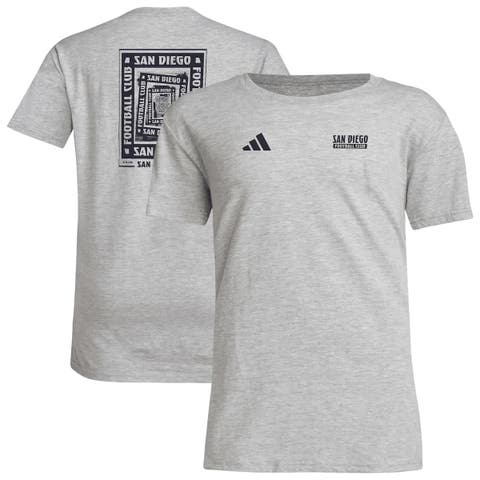 Youth adidas  Gray San Diego FC Local Wrap T-Shirt