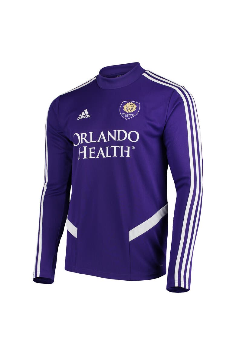 Men's adidas Purple Orlando City SC 2019 Long Sleeve Training Jersey, Alternate, color, Purple