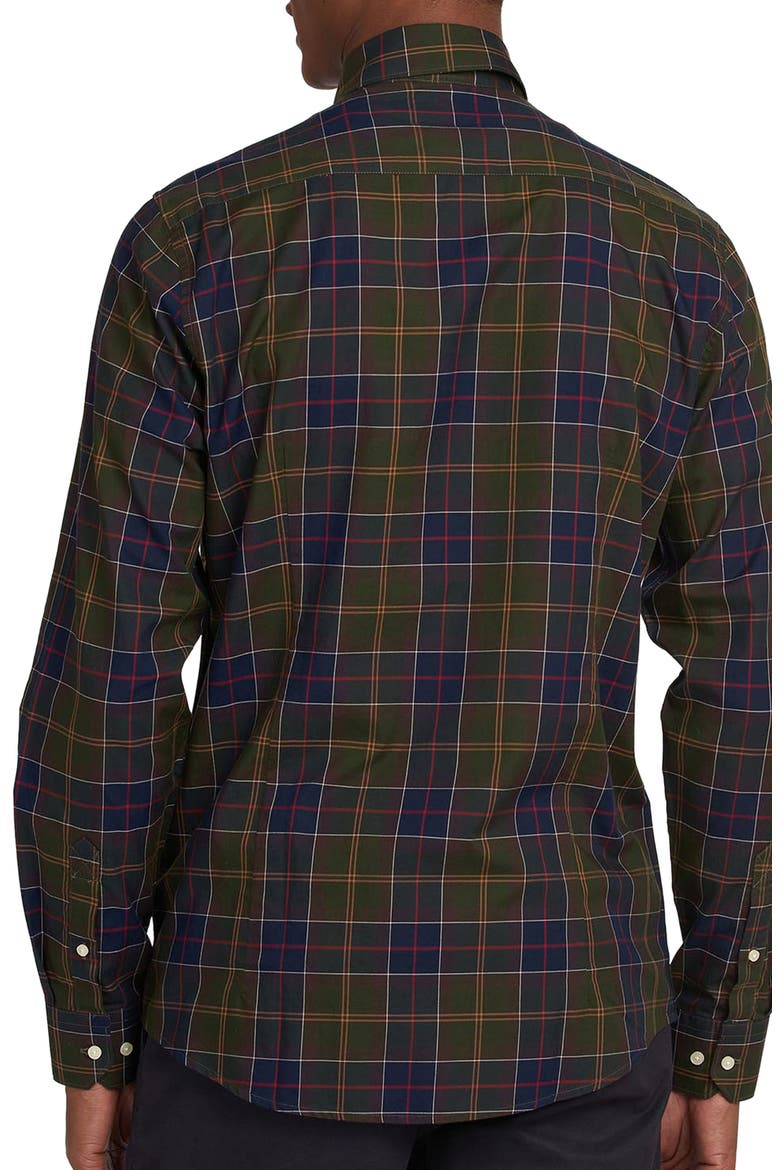 Wetheram Tailored Fit Button-Down Shirt, Alternate, color, CLASSIC TARTAN