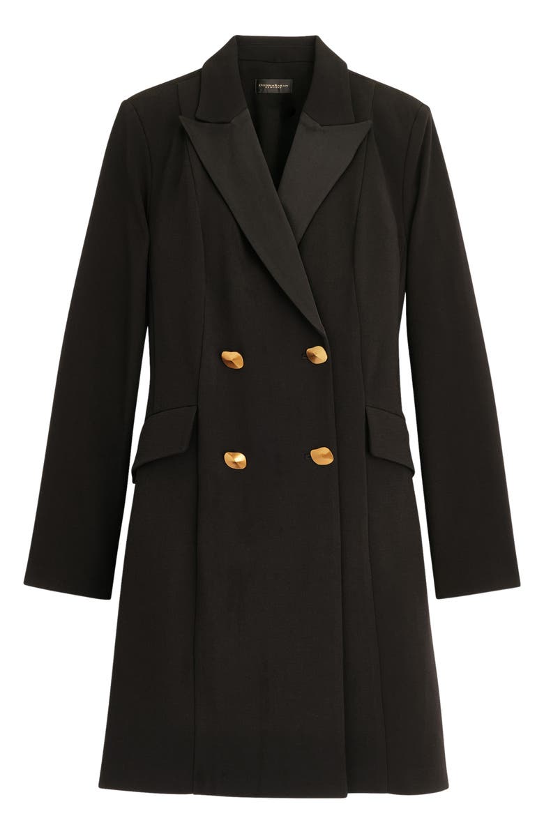 Donna Karan New York Long Sleeve Double Breasted Blazer Dress, Alternate, color, 