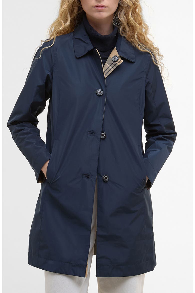 Babbity Reversible Raincoat, Main, color, NAVY/DRESS