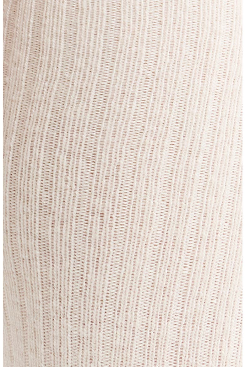 Rib Knee High Socks, Alternate, color, IVORY TOFU