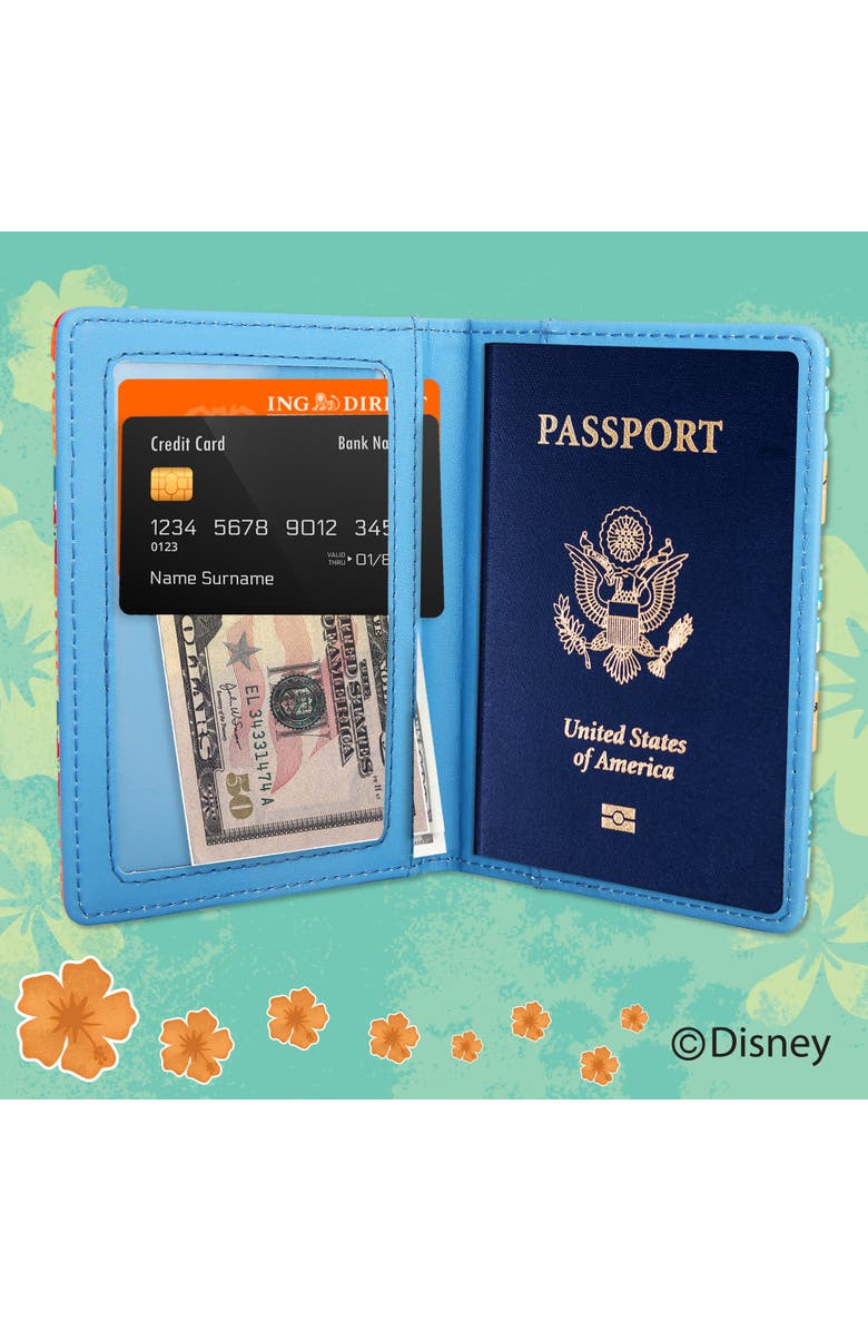 Disney Cute Travel Passport Holder, Alternate, color, Multicolor
