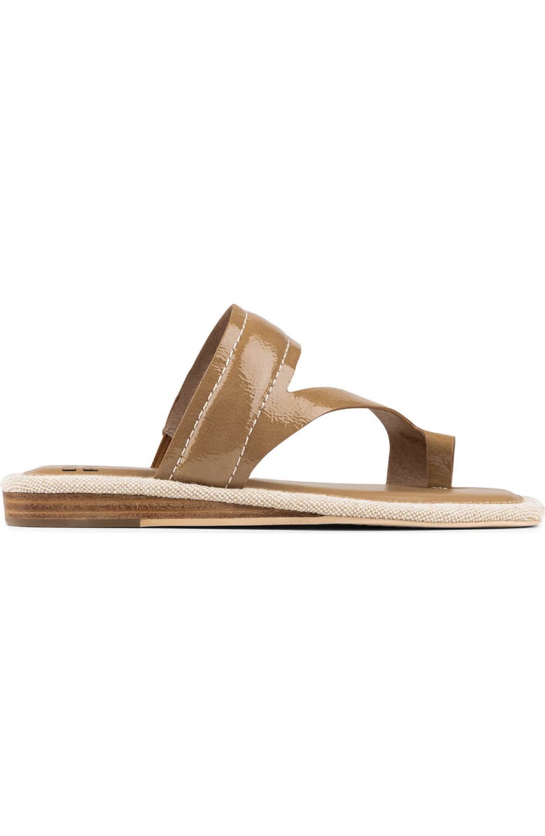 Donald Pliner Wedge Toe Loop Sandal, Alternate, color, Tobacco