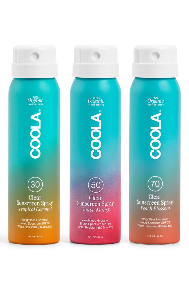 COOLA<sup>®</sup> On the Go Sunscreen Spray Travel Set, Main, color, 