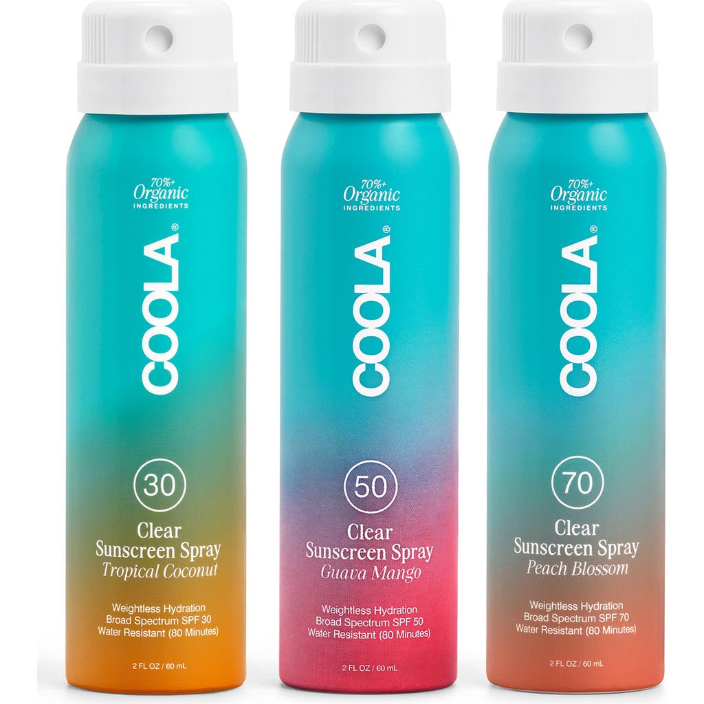 Coola ® On The Go Sunscreen Spray Travel Set In No Color