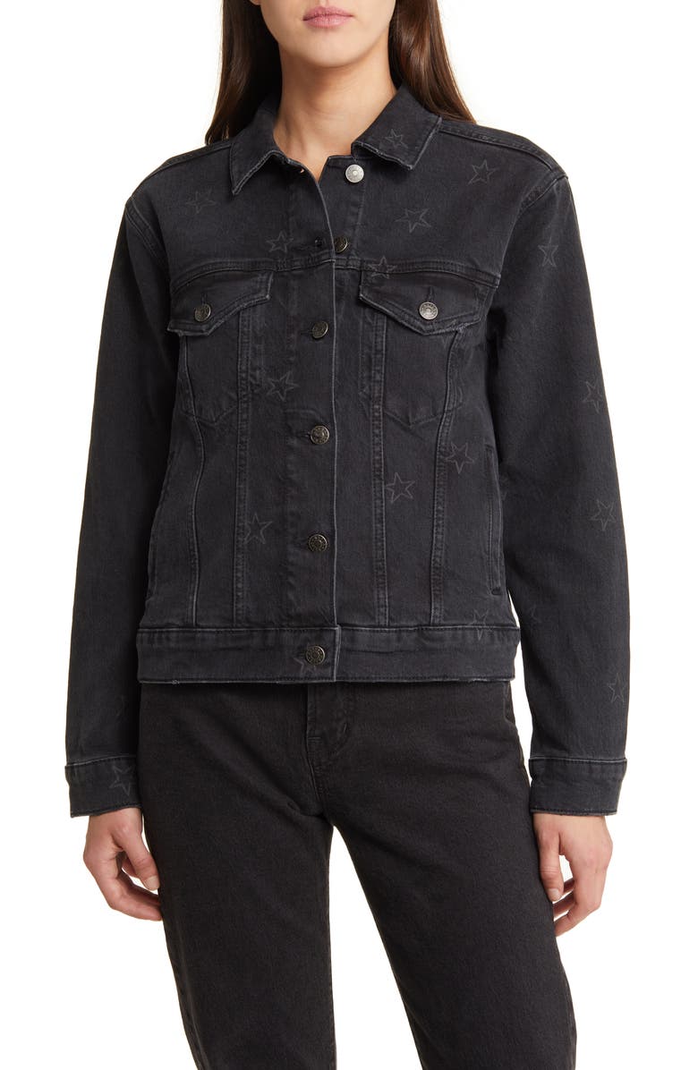 Rails Mulholland Star Denim Trucker Jacket, Alternate, color,