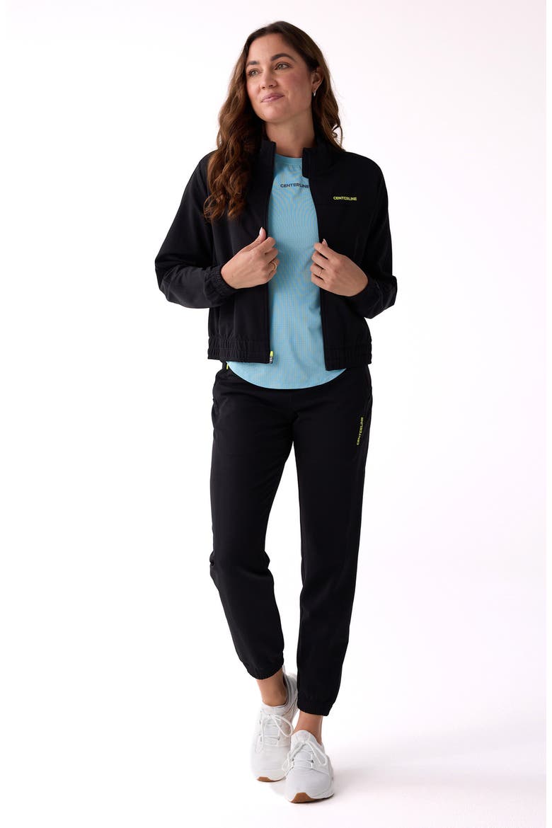 Women's Courtside Track Jacket, Alternate, color, Black