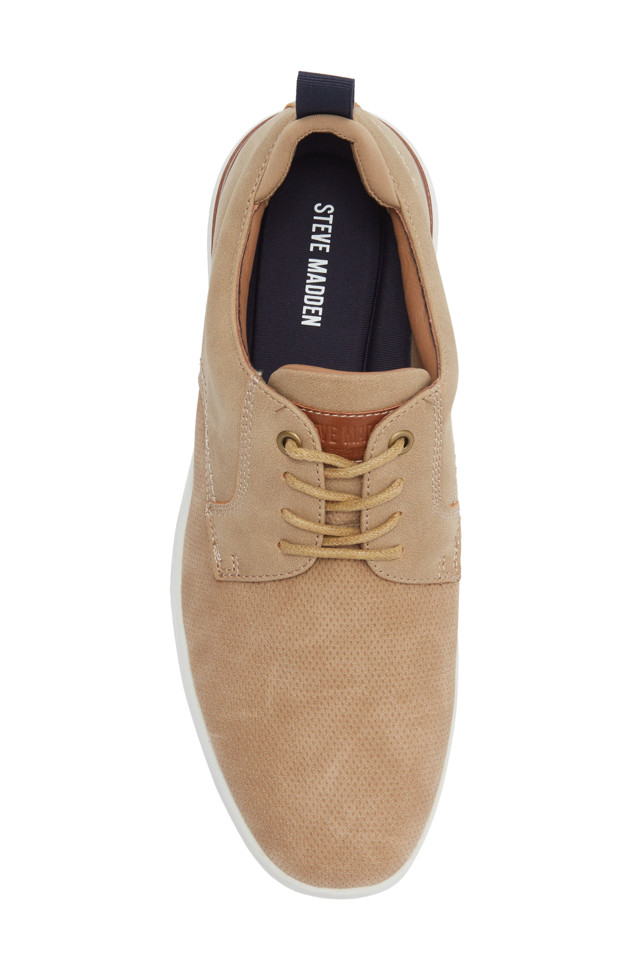 Steve Madden Vann Perforated Derby, Alternate, color, Tan Nubuck