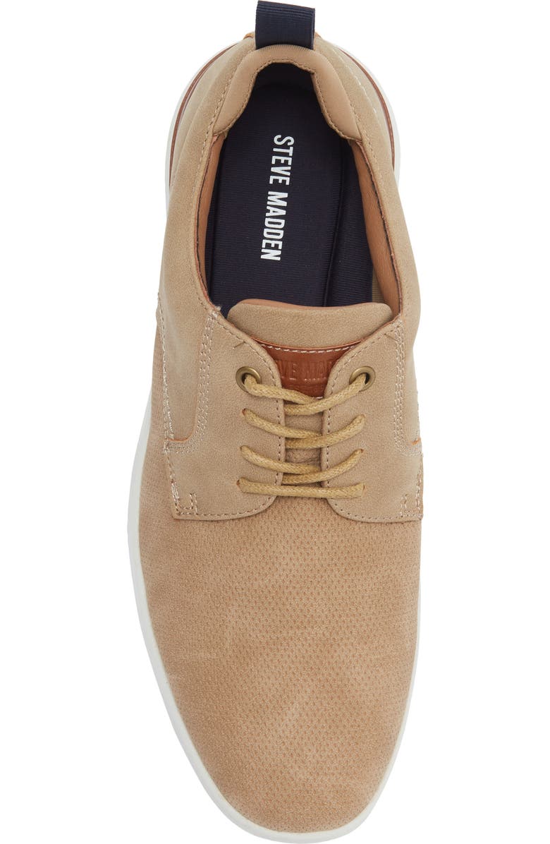 Steve Madden Vann Perforated Derby, Alternate, color, Tan Nubuck