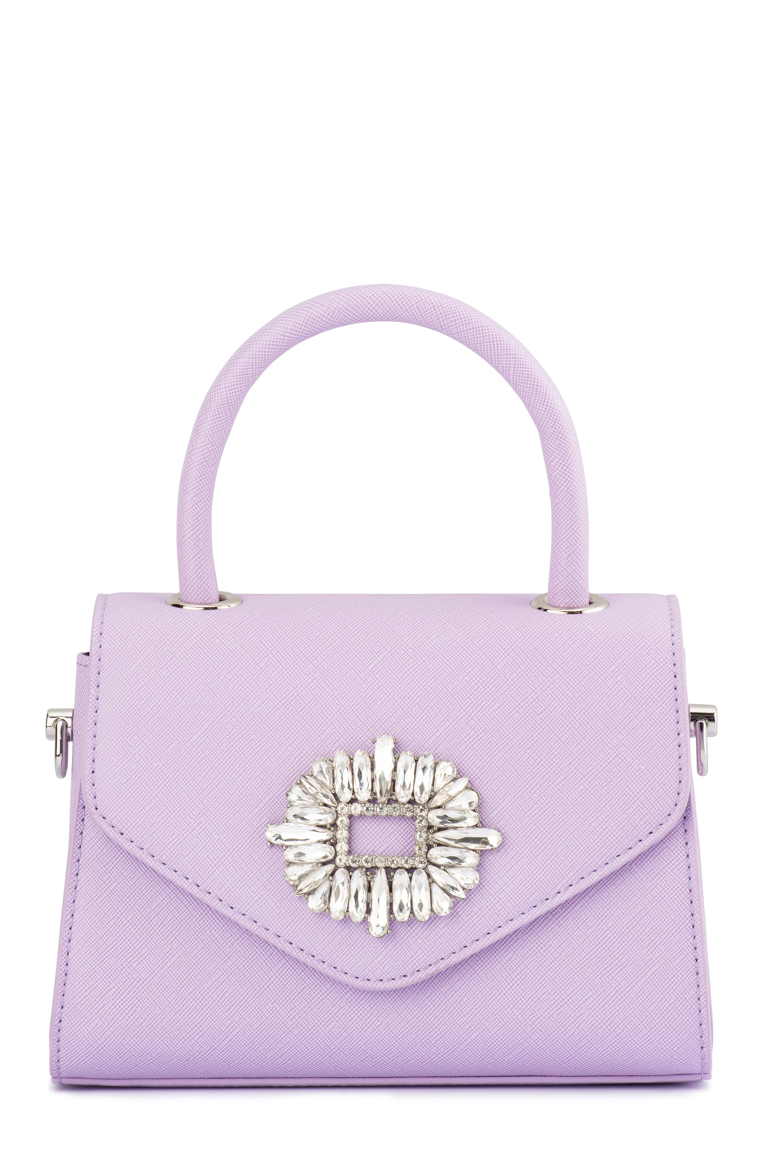 Olga Berg Alejandra Embellished Top Handle Bag
