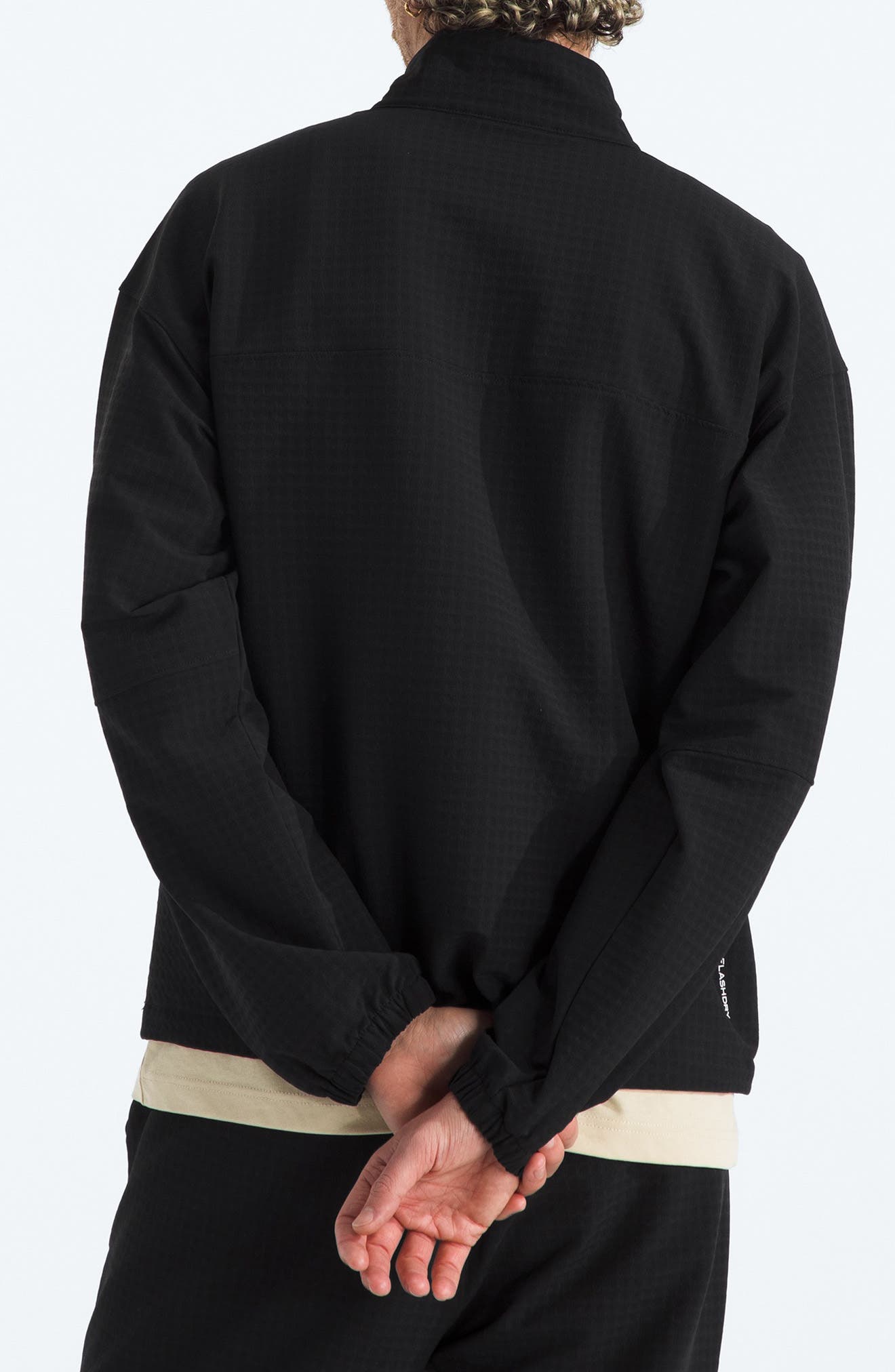 Tekware™ Grid Water Repellent Quarter Zip Pullover (Men) | Nordstrom