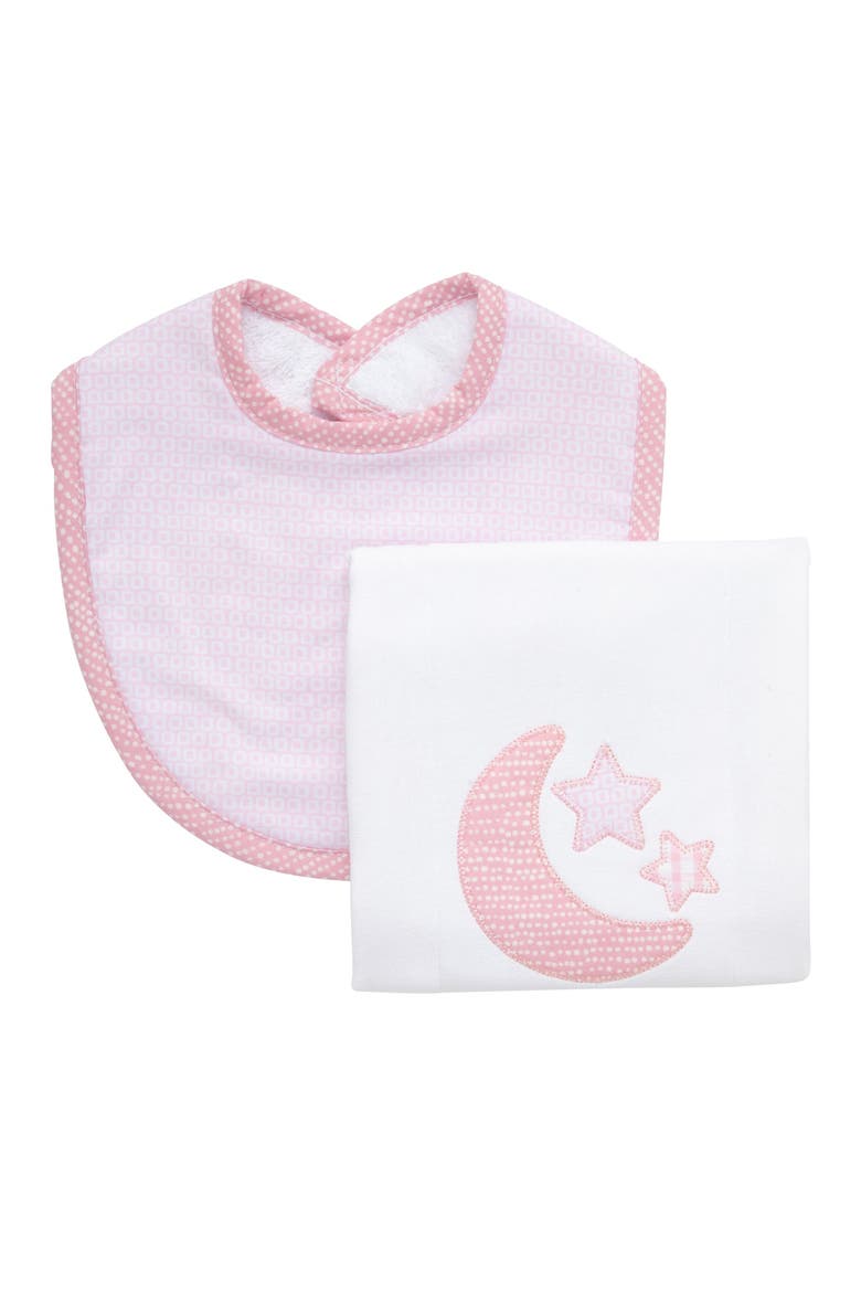 Pretty in Pink Basic Bib & Burp Boxed Set, Main, color, Pink Lullaby
