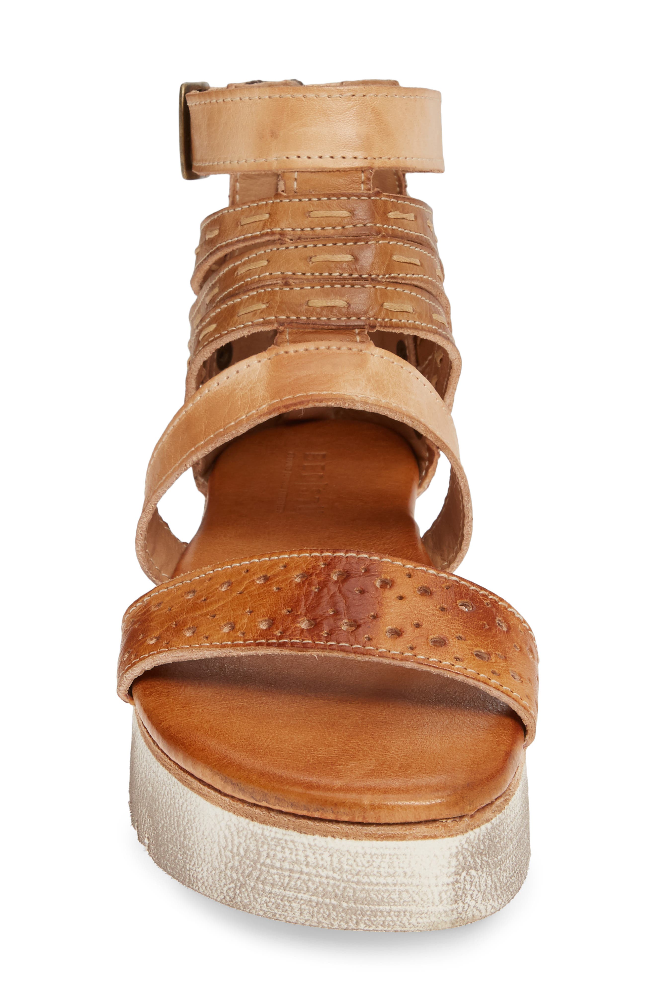 Artemia Platform Sandal, Alternate, color, BONE MUSTARD TAN RUSTIC