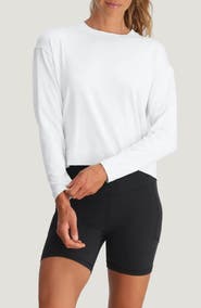 Free Fly Shade Crossover Long Sleeve Top