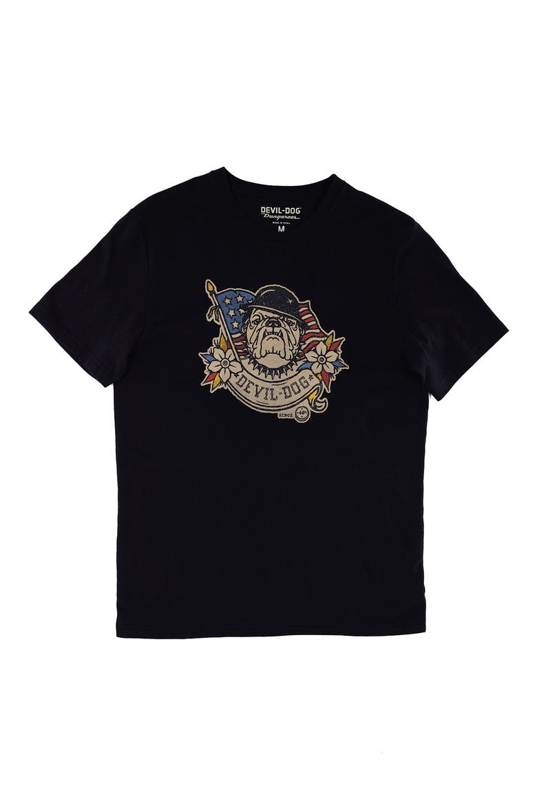 Alpha Dog Graphic T-Shirt, Alternate, color, BLACK