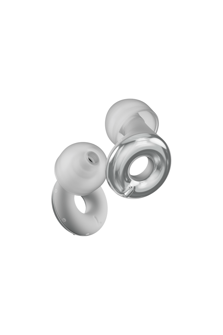 Switch 2, 1 Earplug, 3 Levels of Noise Reduction for Focus, Concerts, Live Events, Travel & Social Gatherings, Main, color, Silver