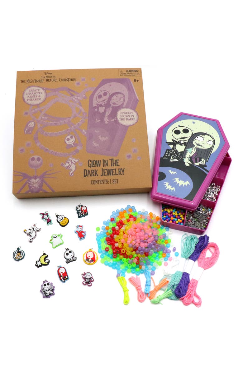 Disney Glow In The Dark Jewelry, The Nightmare Before Christmas, DIY Activity, Main, color, Multicolored