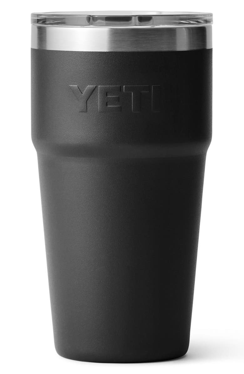 YETI Rambler 20-Ounce Stackable Cup, Alternate, color, Black