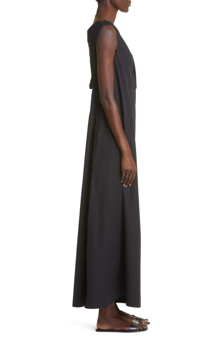 The Row Bamaris Convertible Shape Cotton Maxi Dress, Alternate, color, 