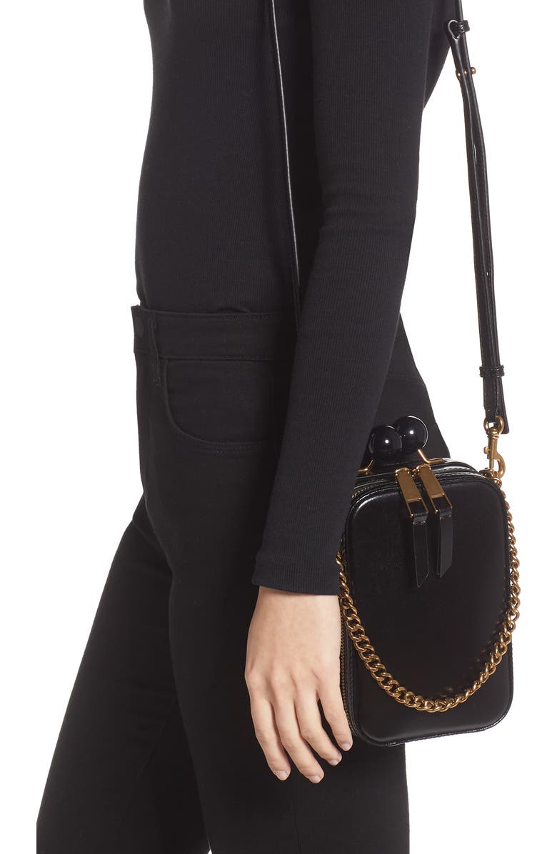 Marc Jacobs The Marc Jacobs The Vanity Leather Crossbody Bag, Alternate, color,