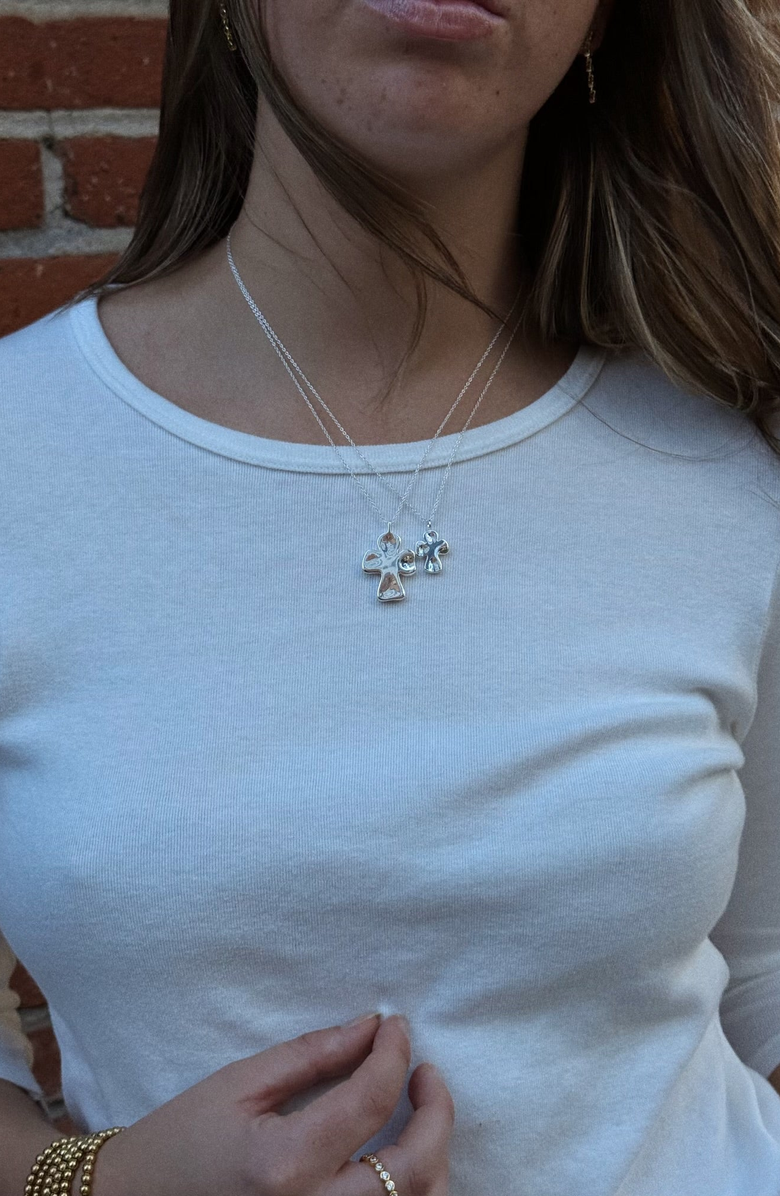 Joiana Jewelry Haven Necklace, Alternate, color, White Silver