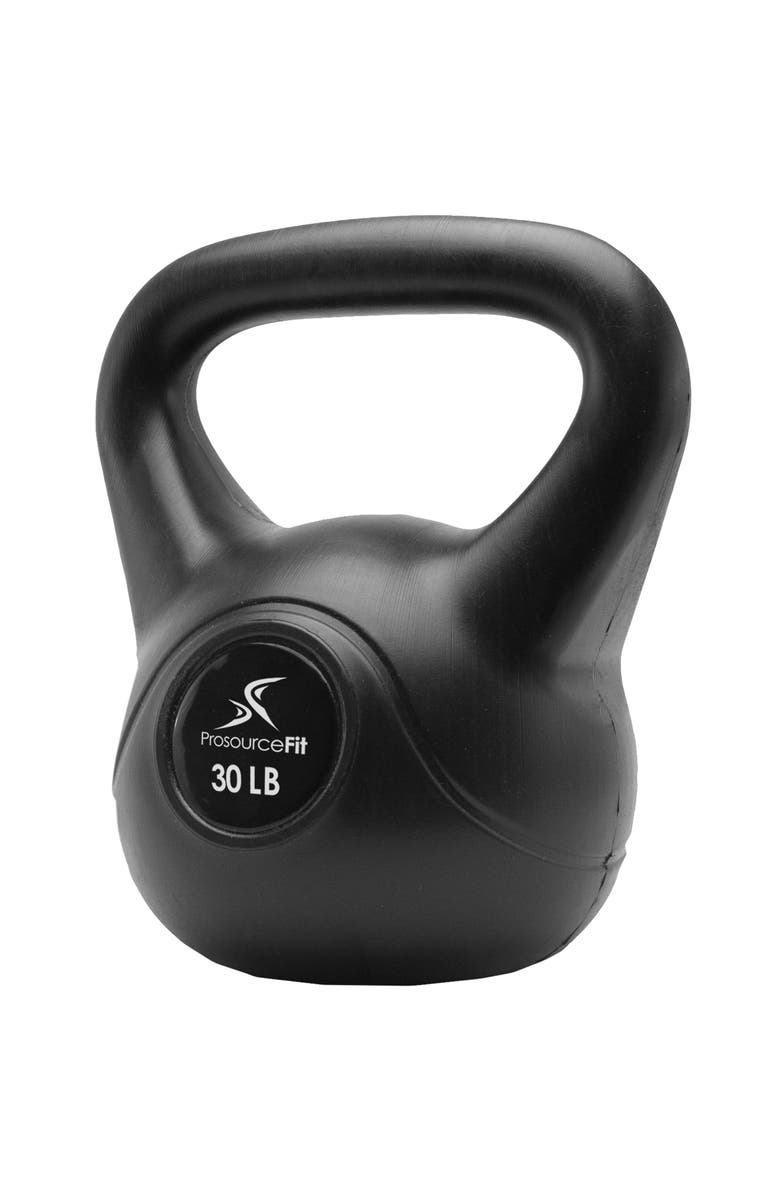 ProsourceFit Vinyl Kettlebell, Alternate, color, 30 Lb