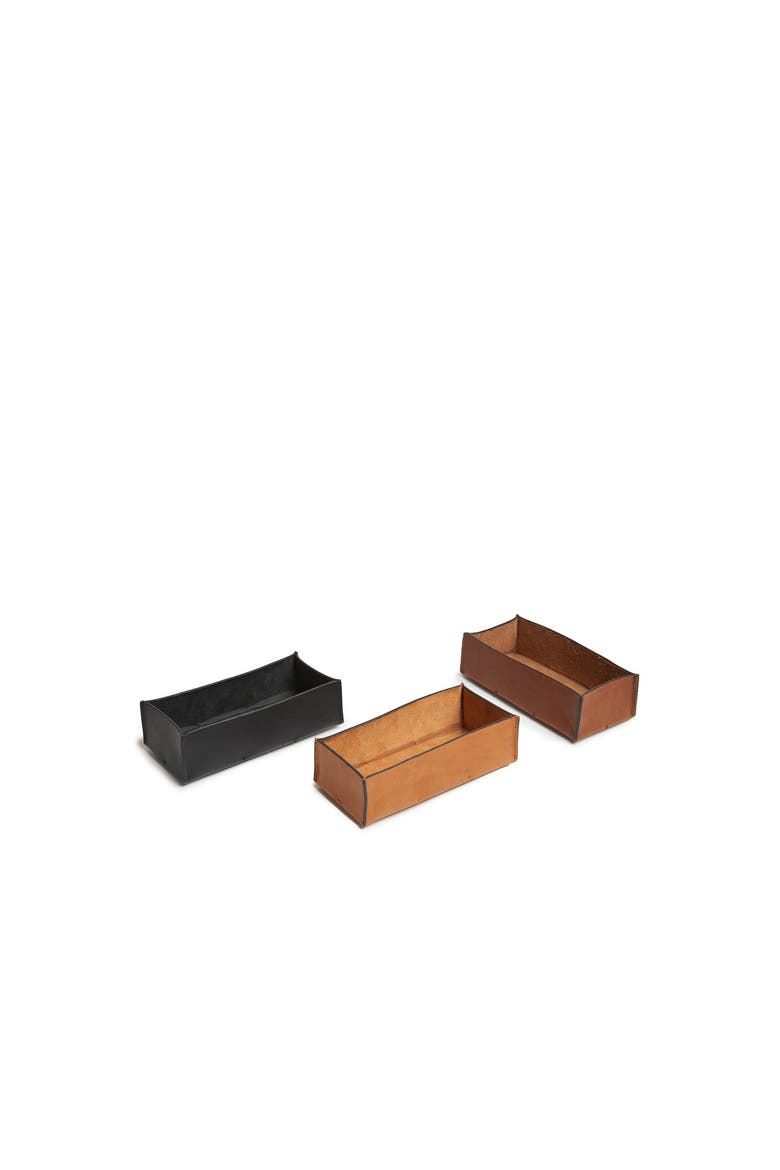 Litton Leather Desk Tray, Alternate, color, Espresso