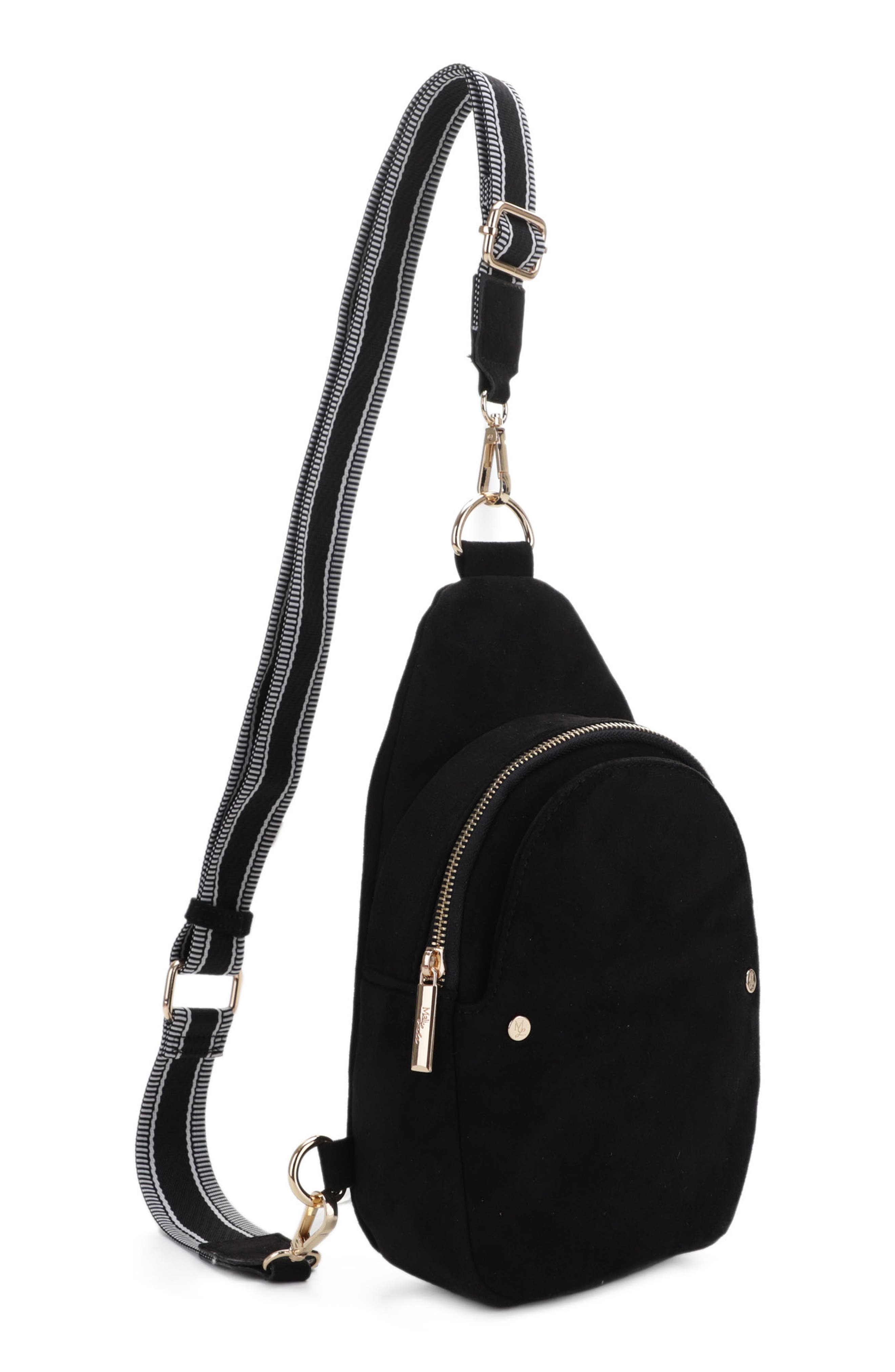 Mali + Lili Kelly Sling Bag, Main, color, Black