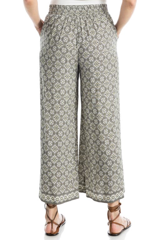 Max Studio Wide Leg Pull-on Crop Pants