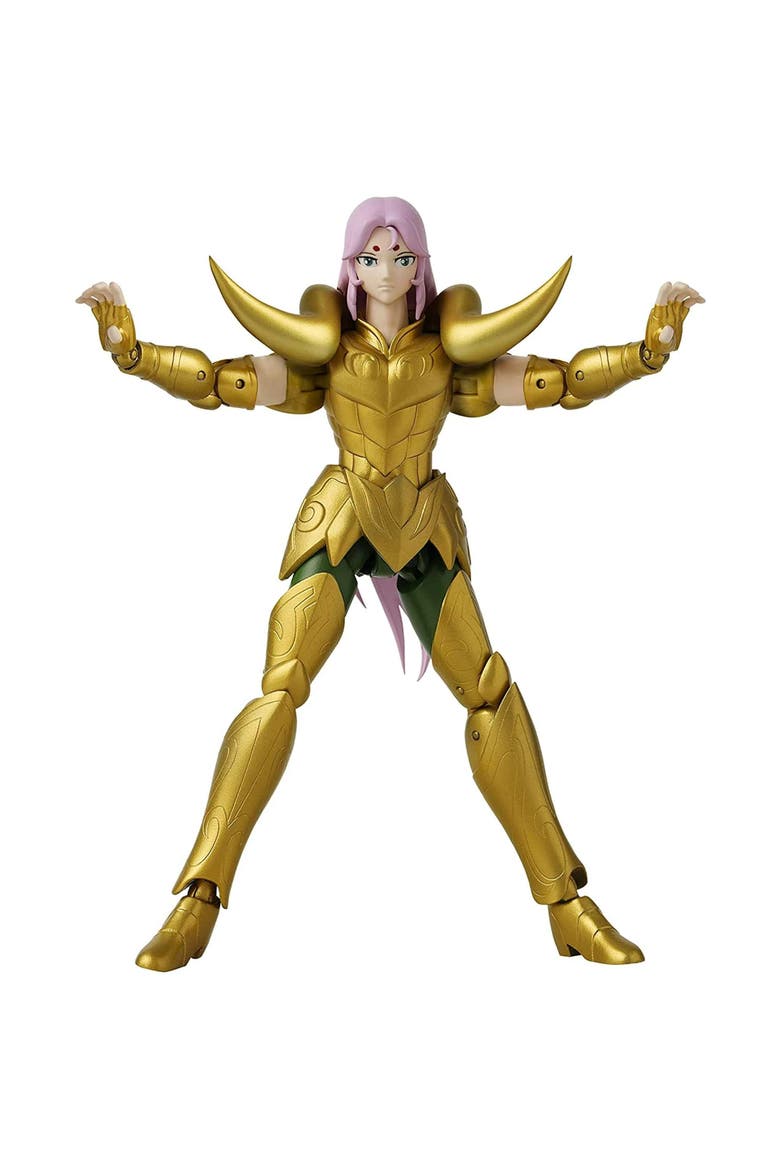 Anime Heroes Knights of the Zodiac, Aries Mu, 6.5 Inch Action Figure, Alternate, color, Multicolored