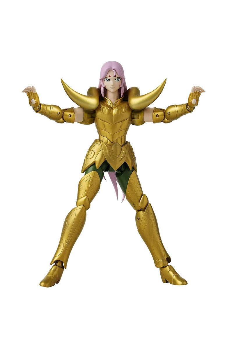Bandai Namco Anime Heroes Knights of the Zodiac, Aries Mu, 6.5 Inch Action Figure, Alternate, color, Multicolored